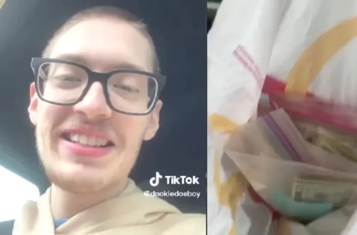 Pidió comida para llevar y en el paquete, además de los alimentos, halló miles de dólares Pidió comida para llevar y en el paquete, además de los alimentos, halló miles de dólares