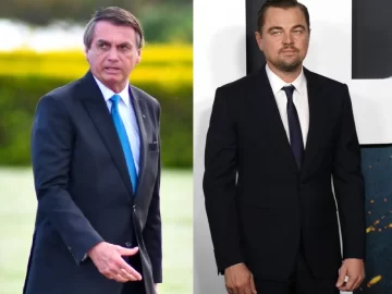 Jair Bolsonaro y Leonardo DiCaprio se cruzaron duro en las redes sociales