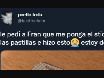 Le pidió al novio que pegara el sticker de las fechas en las anticonceptivas y se hizo viral Le pidió al novio que pegara el sticker de las fechas en las anticonceptivas y se hizo viral
