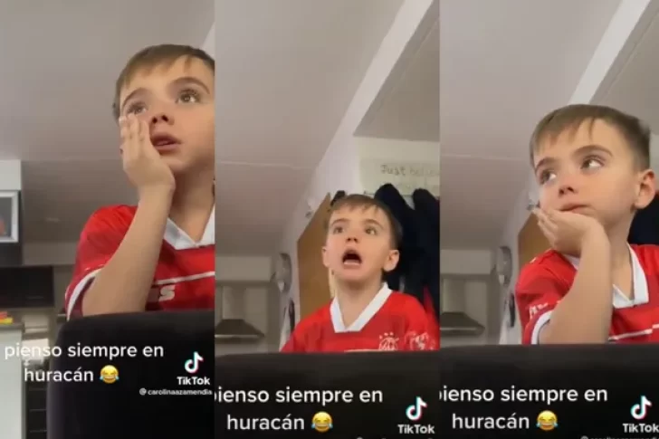 El tierno enojo de un nene que solo quería ir a ver a Huracán