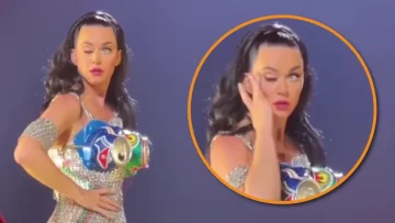 Katy Perry se volvió tendencia al no poder controlar uno de sus párpados en un recital