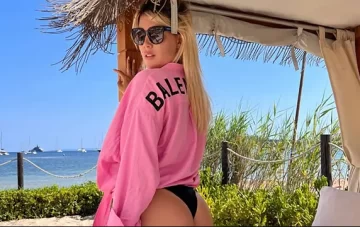 Filtran explosivas fotos de Wanda Nara en Ibiza sin photoshop