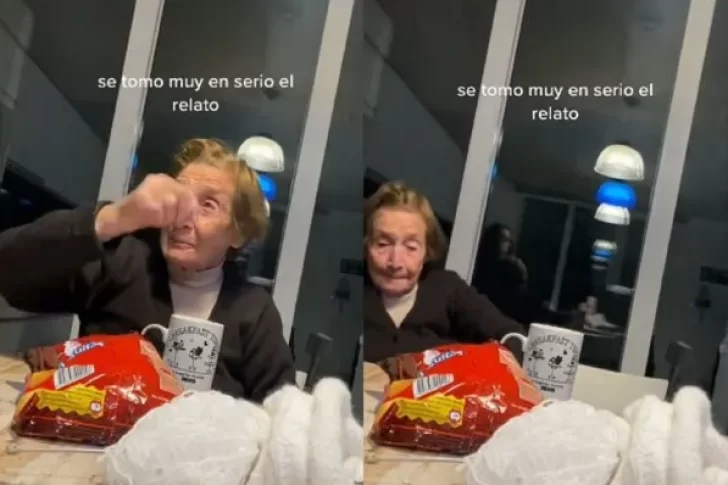 Una abuela relató y “recreó” el último gol de Messi y se hizo viral