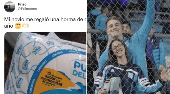 Su novio le hizo un particular regalo de aniversario y estalló en Twitter