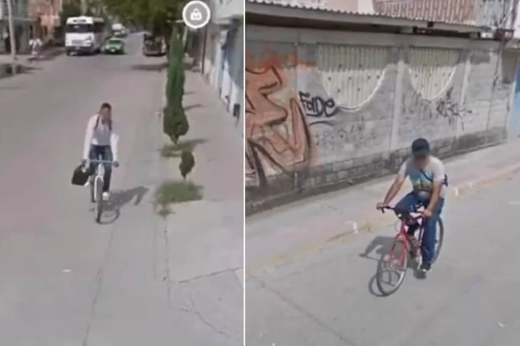 La inesperada imagen de Google Street View que muestra un choque entre dos bicicletas