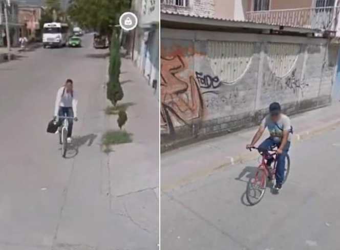 La inesperada imagen de Google Street View que muestra un choque entre dos bicicletas