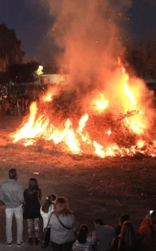 Se suspendió la fogata en honor a San Juan Bautista por el Zonda Se suspendió la fogata en honor a San Juan Bautista por el Zonda
