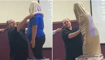 Un profesor se hizo viral por su ingeniosa explicación sobre cómo usar preservativos