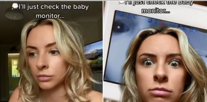 El susto viral de una madre al mostrar lo que vio en el monitor de bebés de su hija El susto viral de una madre al mostrar lo que vio en el monitor de bebés de su hija