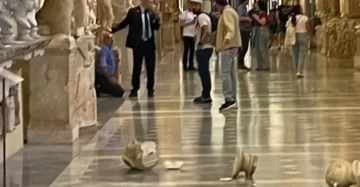 Pidió ver al Papa Francisco, le dijeron que no y rompió obras de arte del Vaticano Pidió ver al Papa Francisco, le dijeron que no y rompió obras de arte del Vaticano