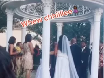 Se estaban casando y apareció una mujer que dijo estar embarazada del novio