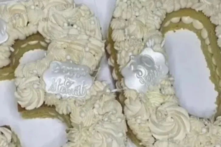 Pidió una torta por el aniversario de sus papás y se llevó una terrible desilusión