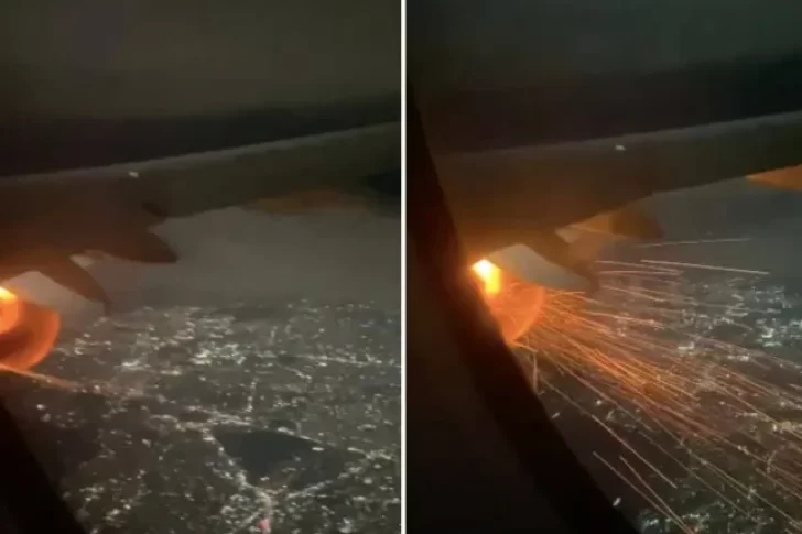 Dramatismo y temor durante un aterrizaje de emergencia en Los Ángeles