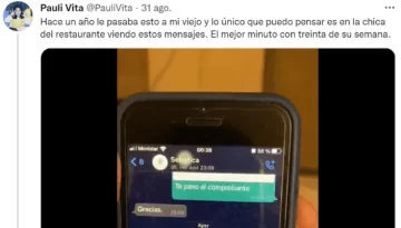 Hizo su pedido al restaurante por WhatsApp y envió un mensaje desopilante por error Hizo su pedido al restaurante por WhatsApp y envió un mensaje desopilante por error