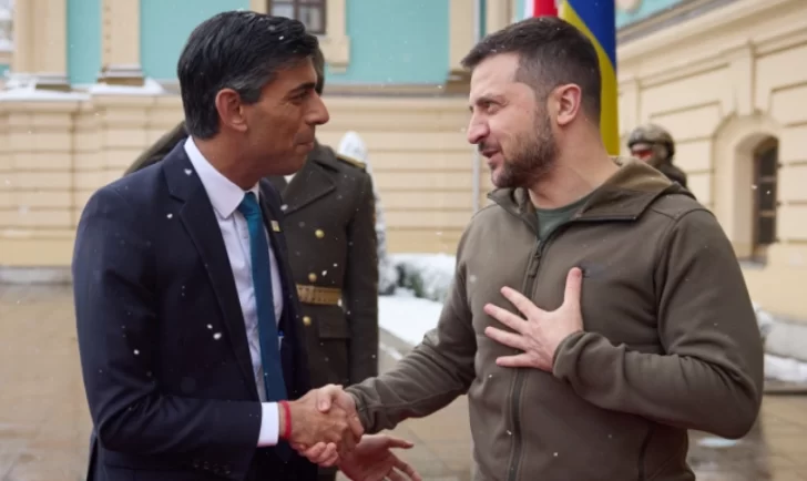 El nuevo Primer Ministro británico visitó Kiev y reafirmó el apoyo a Ucrania El nuevo Primer Ministro británico visitó Kiev y reafirmó el apoyo a Ucrania