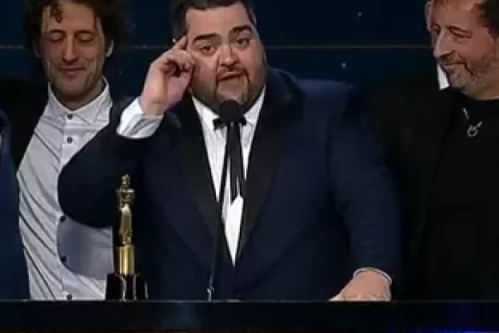 Desde su casa, Barassi dio el discurso que había preparado y se acordó de San Juan