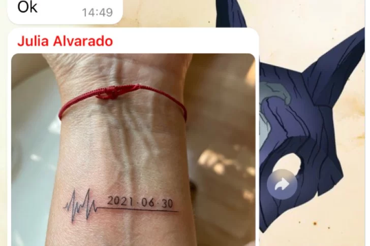 Se tatuó en honor a su hijo y conmovió a todos: “Es la fecha de cuando decidiste ser feliz”