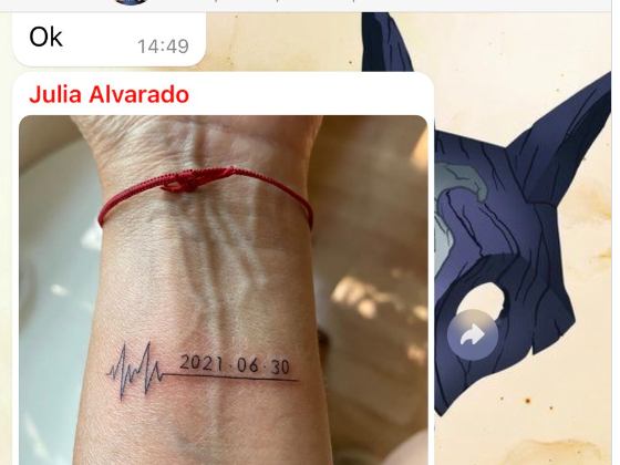 Se tatuó en honor a su hijo y conmovió a todos: “Es la fecha de cuando decidiste ser feliz”