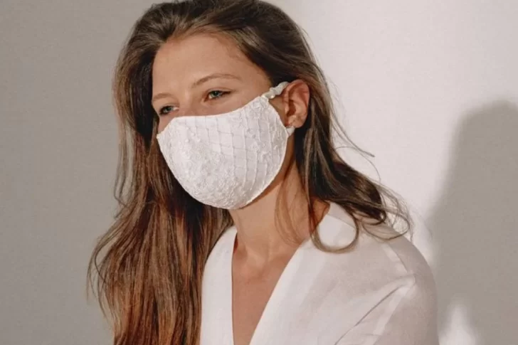 El tapabocas de tul para novias que es récord de ventas