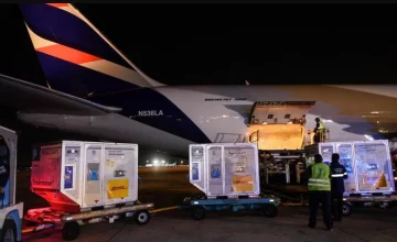 Llegaron al país casi 660 mil vacunas de AstraZeneca del mecanismo COVAX Llegaron al país casi 660 mil vacunas de AstraZeneca del mecanismo COVAX