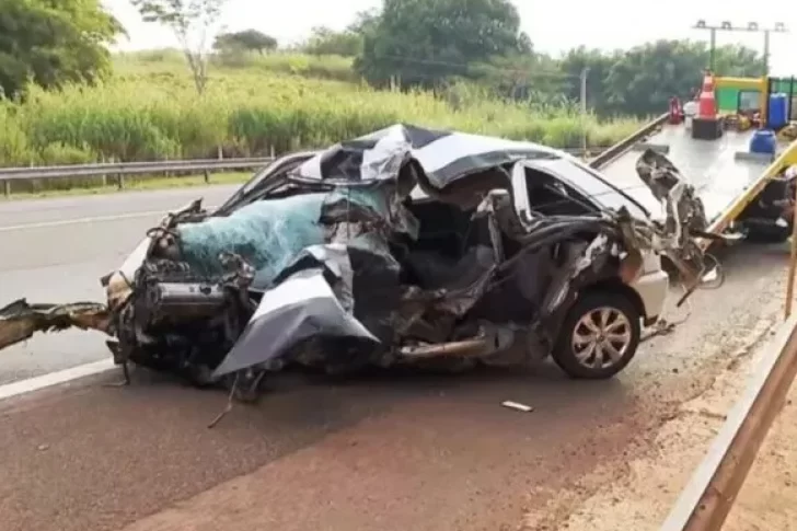 Un periodista cubría un accidente fatal y se enteró en vivo que la víctima era su hijo