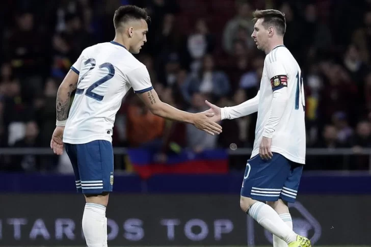 Messi habló de todo y destacó la figura de Lautaro Martínez: “Es muy completo”