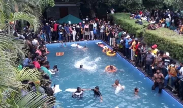 Crisis en Sri Lanka: los impresionantes videos del asalto a la residencia presidencial