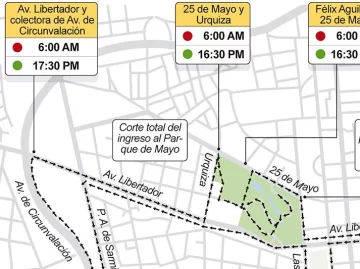 Domingo especial por el Ironman: mirá en detalle qué calles están cortadas