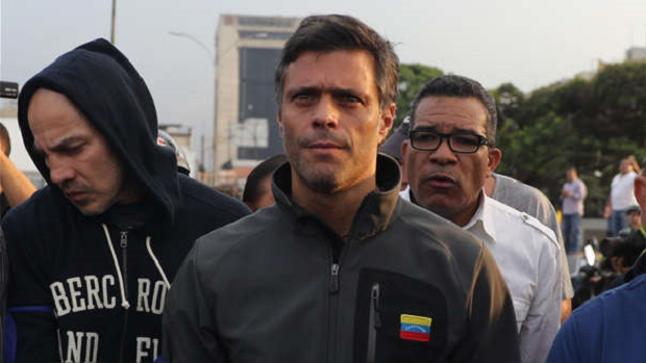 Ordenaron detener al opositor Leopoldo López