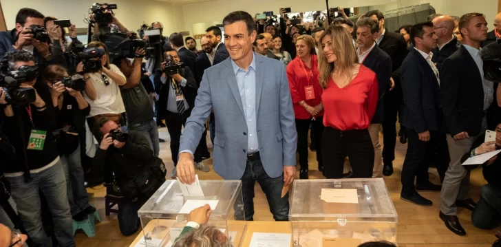 Pedro Sánchez ganó las elecciones en España Pedro Sánchez ganó las elecciones en España