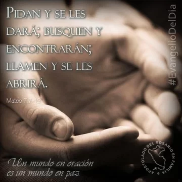 [AUDIO] Reflexión espiritual del jueves 10 de marzo: pedir, buscar Y llamar