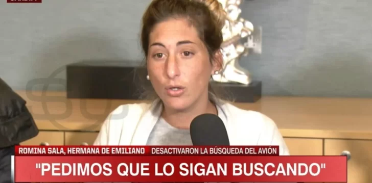 La hermana de Sala en Cardiff: “Siento que Emiliano está vivo, pido que no paren la búsqueda” La hermana de Sala en Cardiff: “Siento que Emiliano está vivo, pido que no paren la búsqueda”