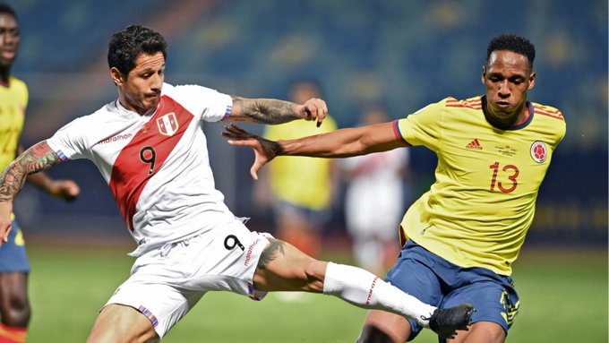 Perú le ganó a Colombia de visitante y entra en zona de clasificación