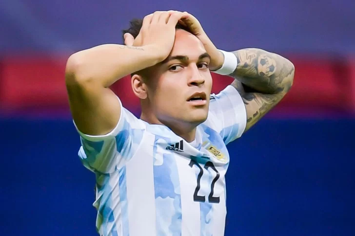 El increíble gol que no marcó Lautaro Martínez, que hubiera significado el 2-1 para Argentina