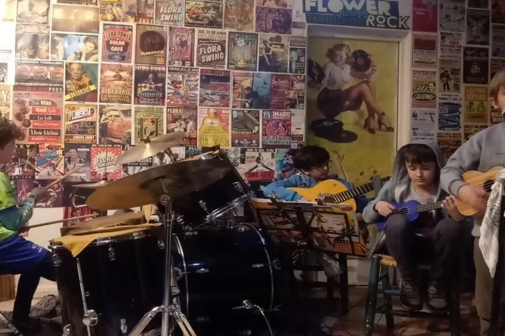 Los peques salen a rockearla