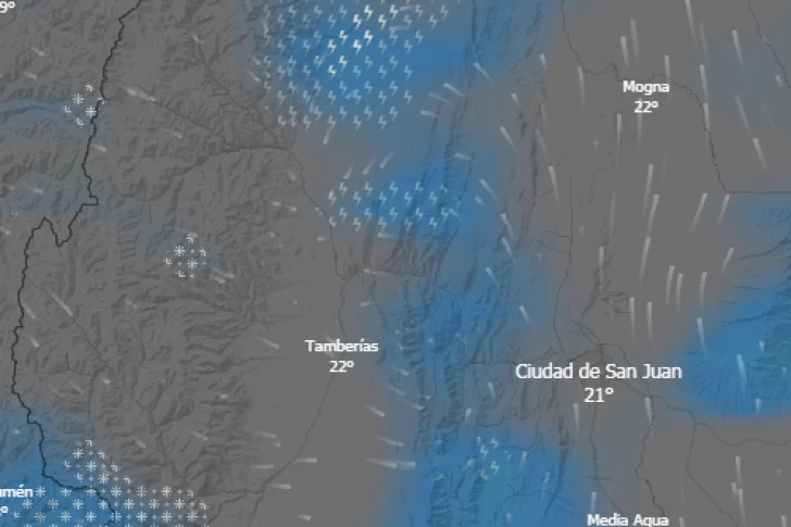 Sigue vigente un alerta por tormentas para San Juan