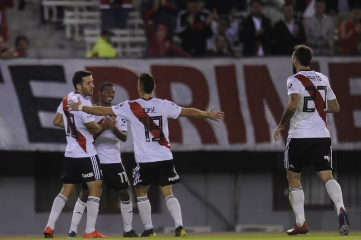 Con un show de goles, River liquidó a Aldosivi y pasó tranquilo a cuartos de final