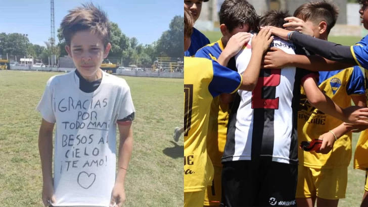 El nene que se volvió viral: hizo un gol y se lo dedicó a su mamá recién fallecida El nene que se volvió viral: hizo un gol y se lo dedicó a su mamá recién fallecida