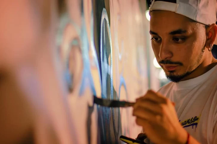 Pintar inspirado con la música