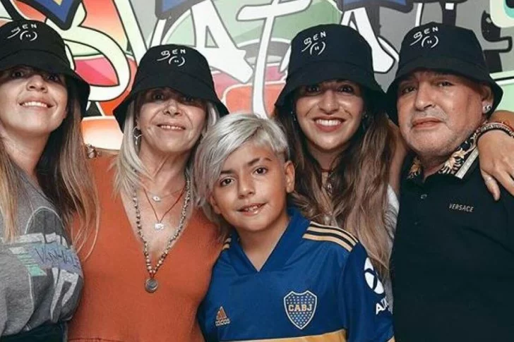 Diego Maradona explotó contra sus hijas y Claudia Villafañe