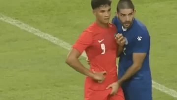 La insólita manera de marcar durante un amistoso de la fecha FIFA