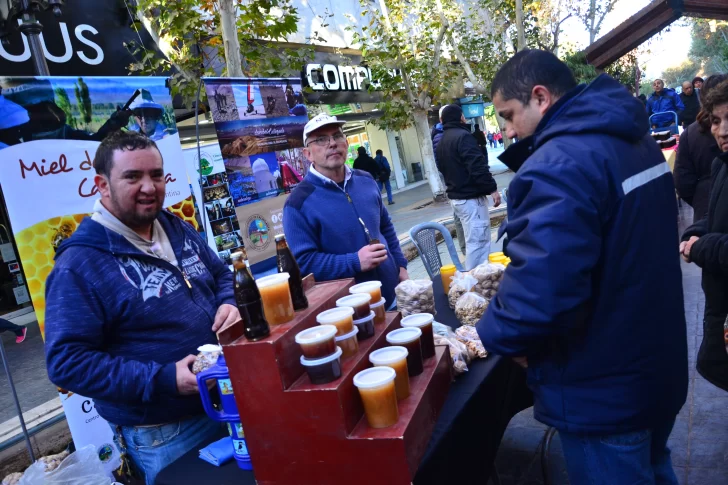 FOTOS: la Semana de la Miel culmina con una exposición de productos en la Peatonal