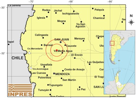 Fuerte sismo en el arranque de la tarde sanjuanina: 4,3° de Magnitud Fuerte sismo en el arranque de la tarde sanjuanina: 4,3° de Magnitud