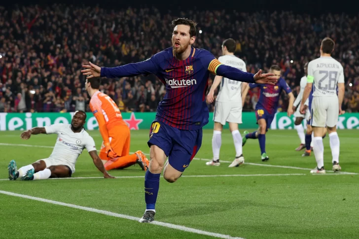 Doblete de Messi y clasificación del Barcelona