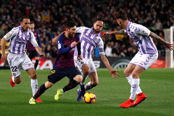 De penal, Messi le dio la victoria a Barcelona ante Valladolid