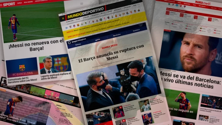 Los medios del mundo hablan del caso Messi