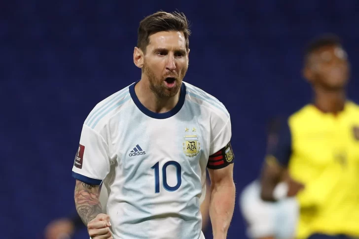 No le sobró nada: Argentina venció a Ecuador gracias a un penal de Messi