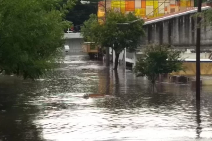 Córdoba: llovieron más de 100 milímetros en dos horas y creció el río Mina Clavero