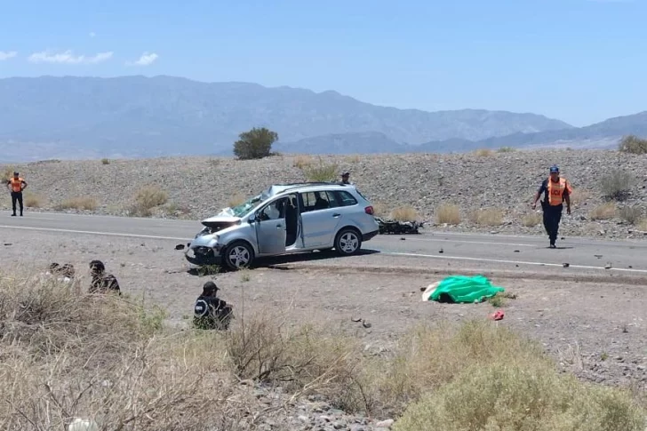 Un motociclista falleció luego de chocar contra un auto en Ruta 150