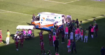 El ex San Martín Ian Escobar sufrió una conmoción cerebral por un golpe en su cabeza